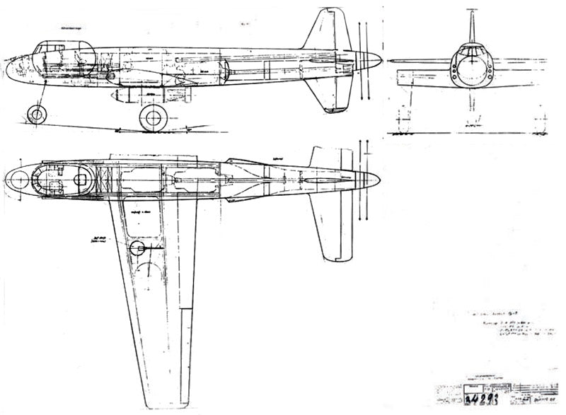 Unicraft UNI72147 1:72 Dornier P.215 German twin engined pusher fast bomber
