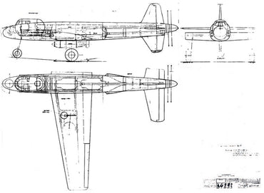 Unicraft UNI72147 1:72 Dornier P.215 German twin engined pusher fast bomber