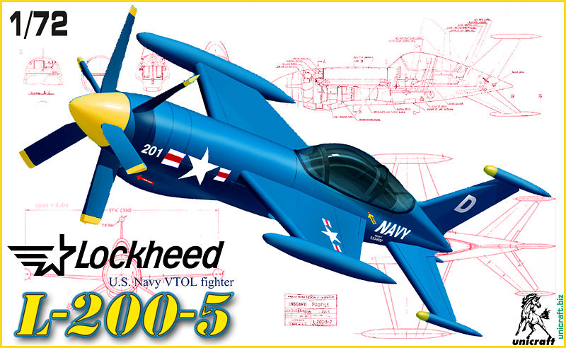 Unicraft UNI72150 1:72 Lockheed L-200-5 U.S