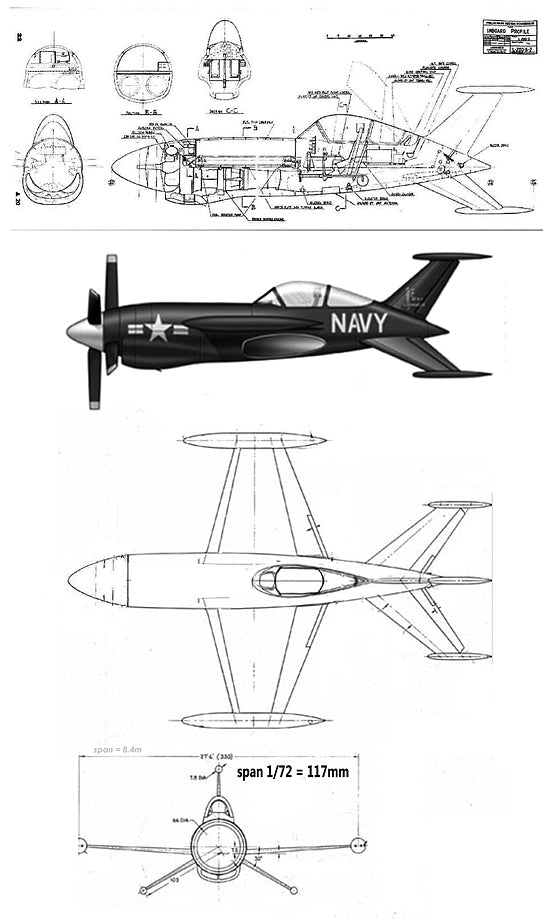 Unicraft UNI72150 1:72 Lockheed L-200-5 U.S