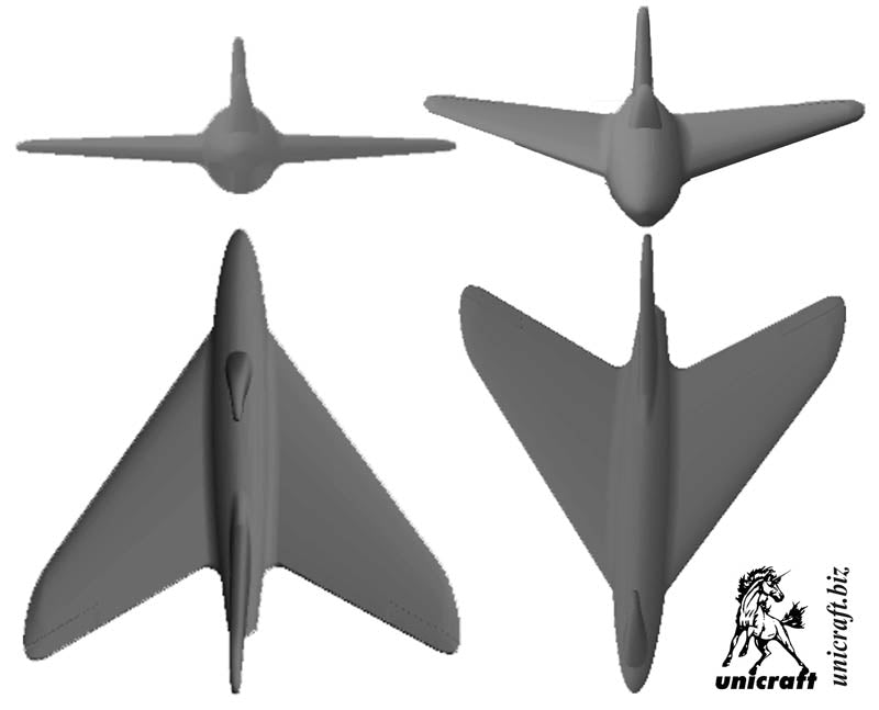 Unicraft UNI72157 1:72 Lippisch P.15-06 German WWII jet project