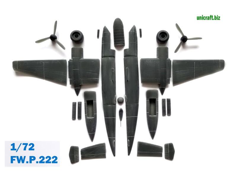 Unicraft UNI72164 1:72 Focke-Wulf FW P.222-004 German 1942 bomber project