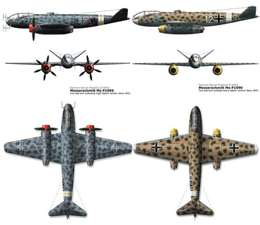 Unicraft UNI72165 Messerschmitt P.1090 Heavy Fighter 1:72