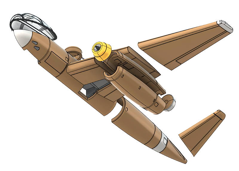 Unicraft UNI72165 Messerschmitt P.1090 Heavy Fighter 1:72