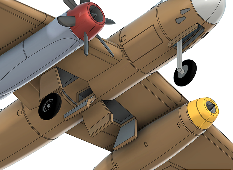 Unicraft UNI72165 Messerschmitt P.1090 Heavy Fighter 1:72
