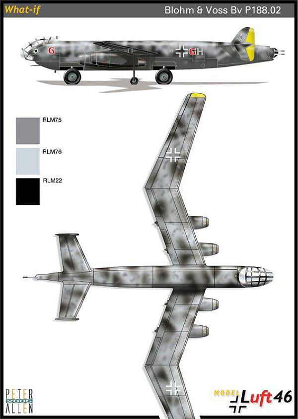 Unicraft UNI72168 1:72 Blohm-und-Voss Bv.P.188.02