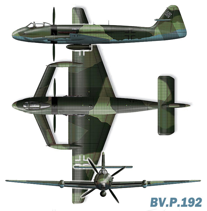 Unicraft UNI72169 1:72 Blohm-und-Voss Bv.P.192