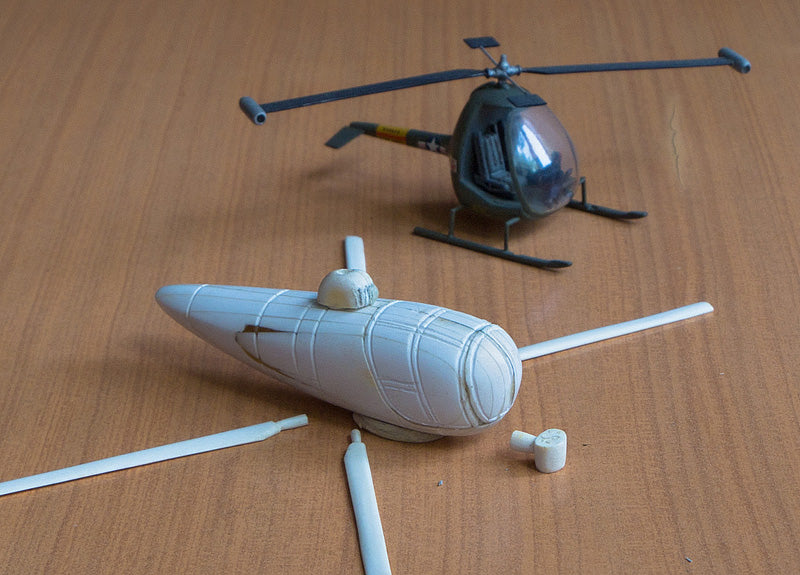 Unicraft UNI72174 1:72 Hiller UH-4 'Commuter'
