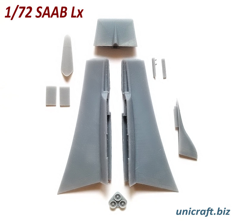 Unicraft UNI72176 1:72 Saab LX Swedish jet interceptor project
