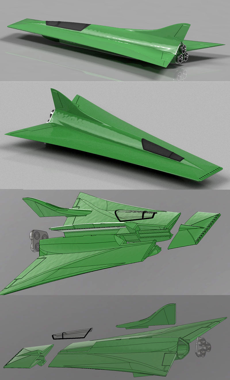 Unicraft UNI72176 1:72 Saab LX Swedish jet interceptor project