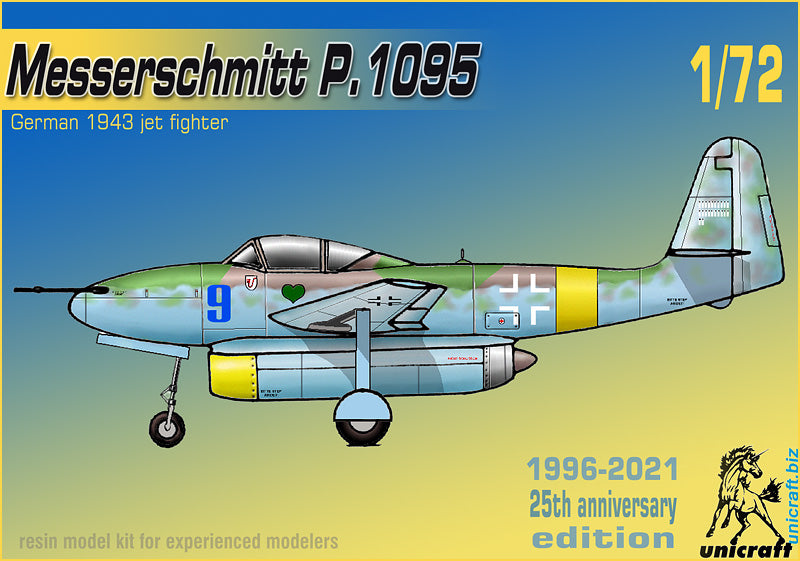 Unicraft UNI72181 1:72 Messerschmitt Me.P.1095 German 1943 jet fighter project