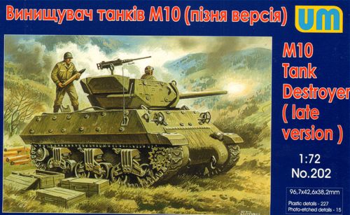 Unimodel UNIM202 1:72 M10 Tank Destroyer