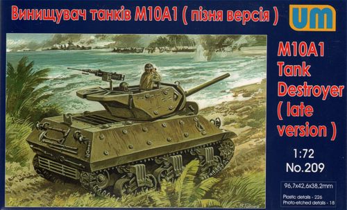 Unimodel UNIM209 1:72 M10A1 Tank destroyer