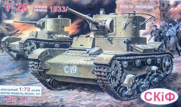 UM-MT UMMT217 1:72 Soviet T-26 wz