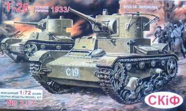 UM-MT UMMT217 1:72 Soviet T-26 wz