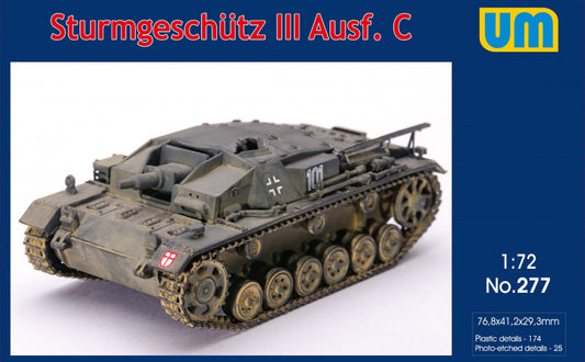 Unimodel UNIM277 1:72 Sturmgeschutz/StuG III Ausf.C