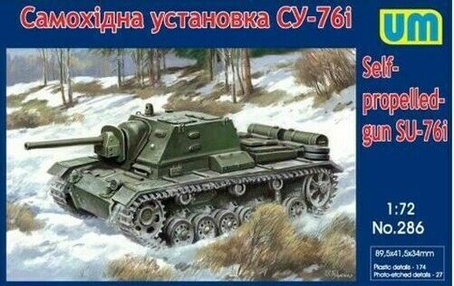 Unimodel UNIM286 1:72 Soviet SU-76i Self-propelled gun