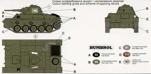 Unimodel UNIM306 1:72 Soviet T-70M light tank