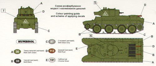 UM-MT UMMT312 1:72 Soviet BT-7 Light tank with artillery turret