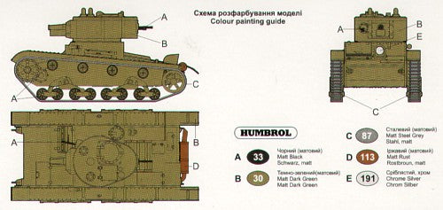 Unimodel UNIM315 1:72 Soviet T-26-4