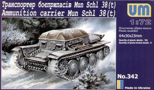 Unimodel UNIM342 1:72 Ammunition truck based on Pz.Kpfw