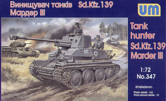 Unimodel UNIM347 1:72 Marder III Sd.Kfz.139 SPG