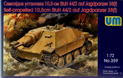 Unimodel UNIM359 1:72 Self-propelled 10.5cm StuH-44/2 auf Jagdpanzer