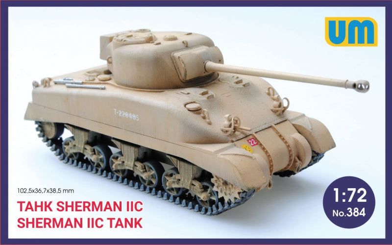 Unimodel UNIM384 1:72 Sherman IIC Medium tank