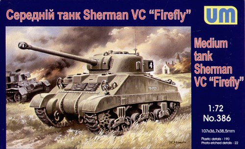 Unimodel UNIM386 1:72 Sherman Firefly VC