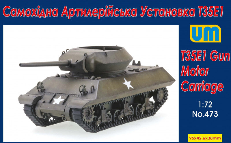 Unimodel UNIM473 1:72 T35E1 Gun Motor Carriage