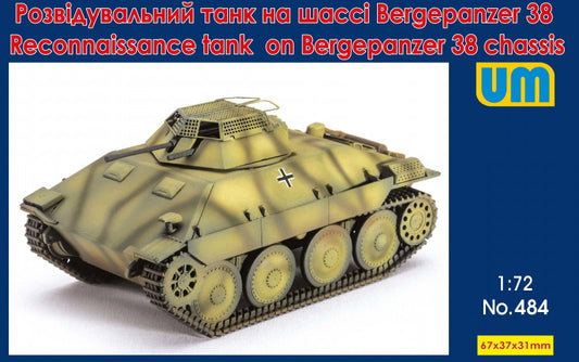 Unimodel UNIM484 1:72 Reconnaissance tank on Bergepanzer 38 chassis