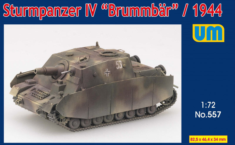 Unimodel UNIM557 1:72 Sturmpanzer IV "Brummbar", 1944