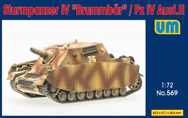 Unimodel UNIM569 1:72 Sturmpanzer IV "Brummbar"