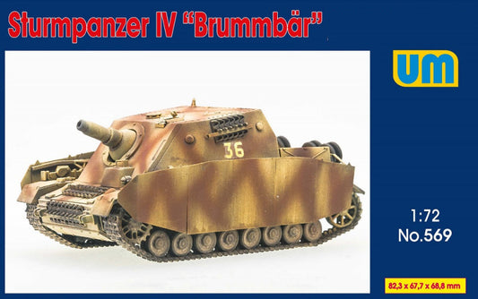 Unimodel UNIM569 1:72 Sturmpanzer IV "Brummbar"