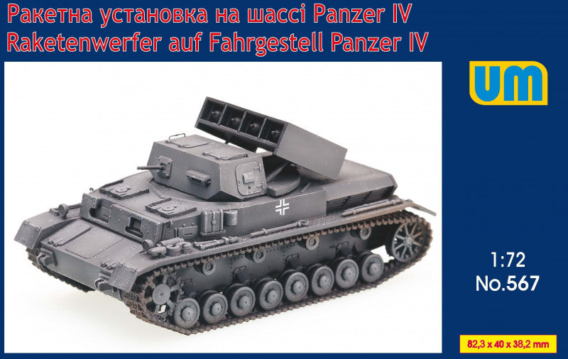Unimodel UNIM567 1:72 Raketenwerfer auf Fahrgestell Pz.Kpfw.IV