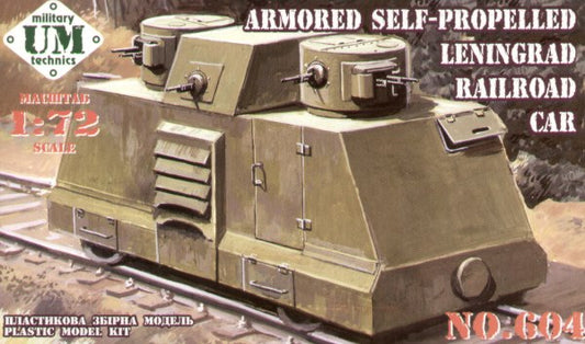 UM-MT UMMT604 1:72 Armoured self-propelled Leningrad Railroad Car
