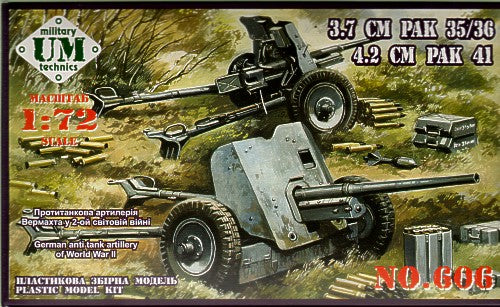 UM-MT UMMT606 1:72 3.7cm PAK-35/36 & 4,2cm Pak-41