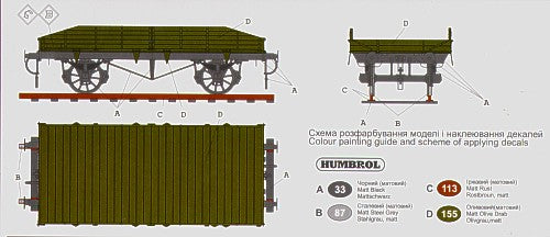 UM-MT UMMT614 1:72 Bi-axial 20 ton railway flat platform