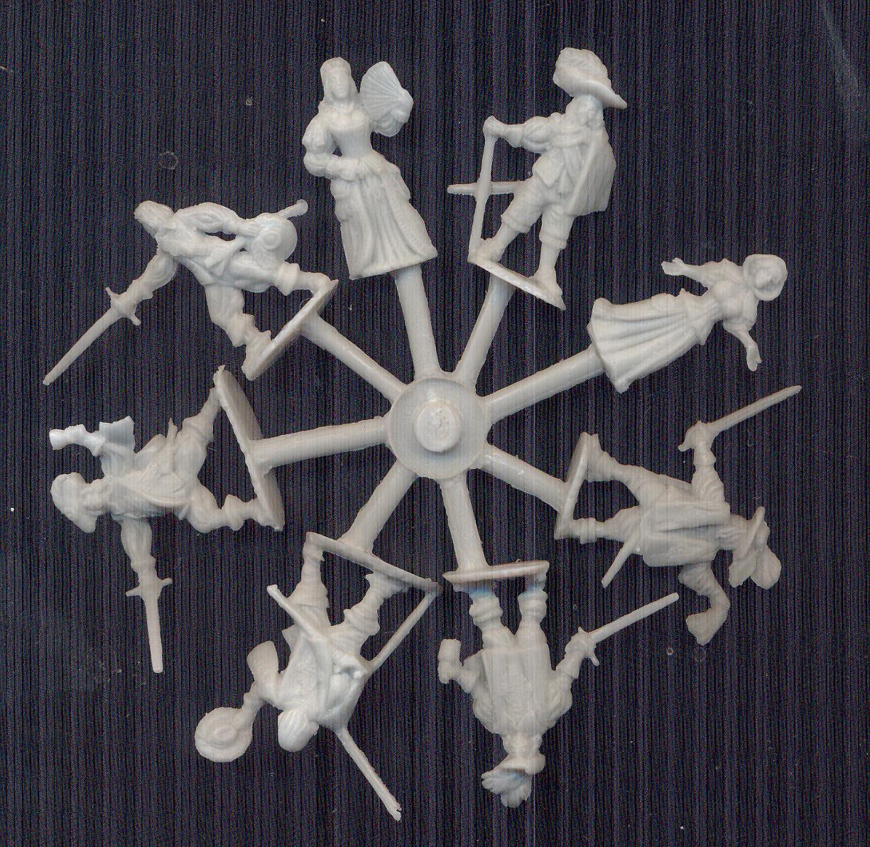 Ultima Ratio UR7212 1:72 Musketeers of military household of the King of France