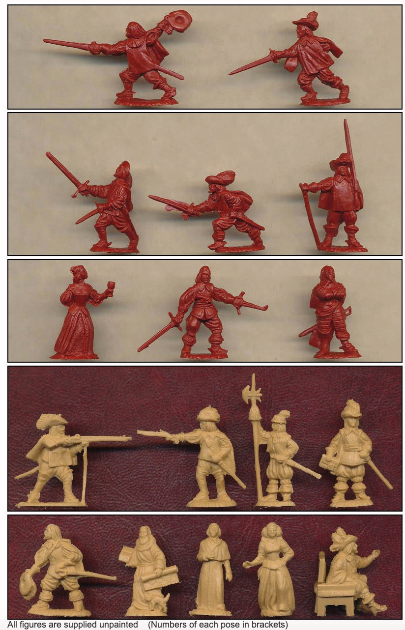 Ultima Ratio UR7213 Guards of Cardinal Richelieu Figures 1:72