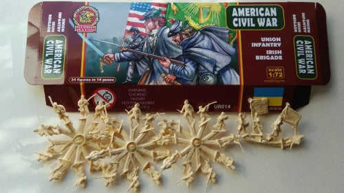 Ultima Ratio UR7214 1:72 ACW/American Civil War Union Infantry, Irish Brigade