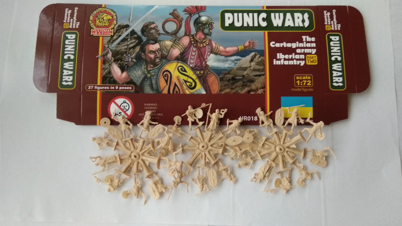 Ultima Ratio UR7218 1:72 PUNIC WARS The Cartaginian Army Iberian infantry