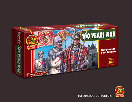 Ultima Ratio UR7222 1:72 Burgundian Foot Soldiers, 100 Years War.