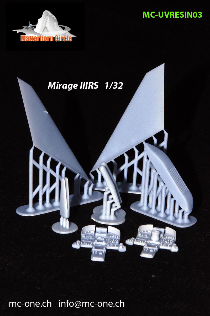 Matterhorn Circle UVRESIN03 Mirage IIIRS Late Conversion 1:32