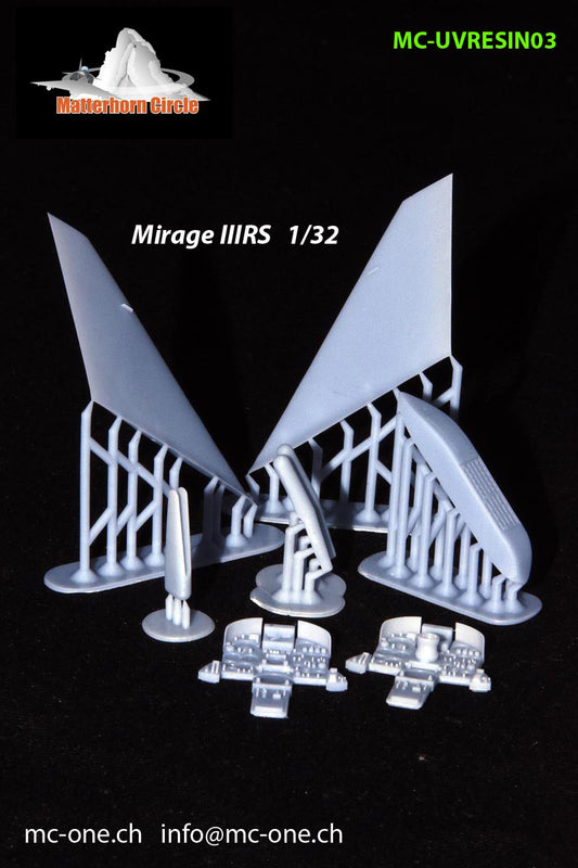 Matterhorn Circle UVRESIN03 Mirage IIIRS Late Conversion 1:32
