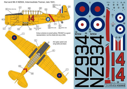Ventura VA32503 RNZAF North-American Harvard Mk.II 1:32