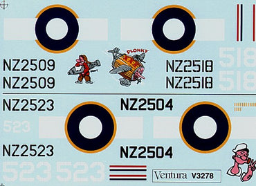 Ventura VA3278 1:32 RNZAF TBS Avengers