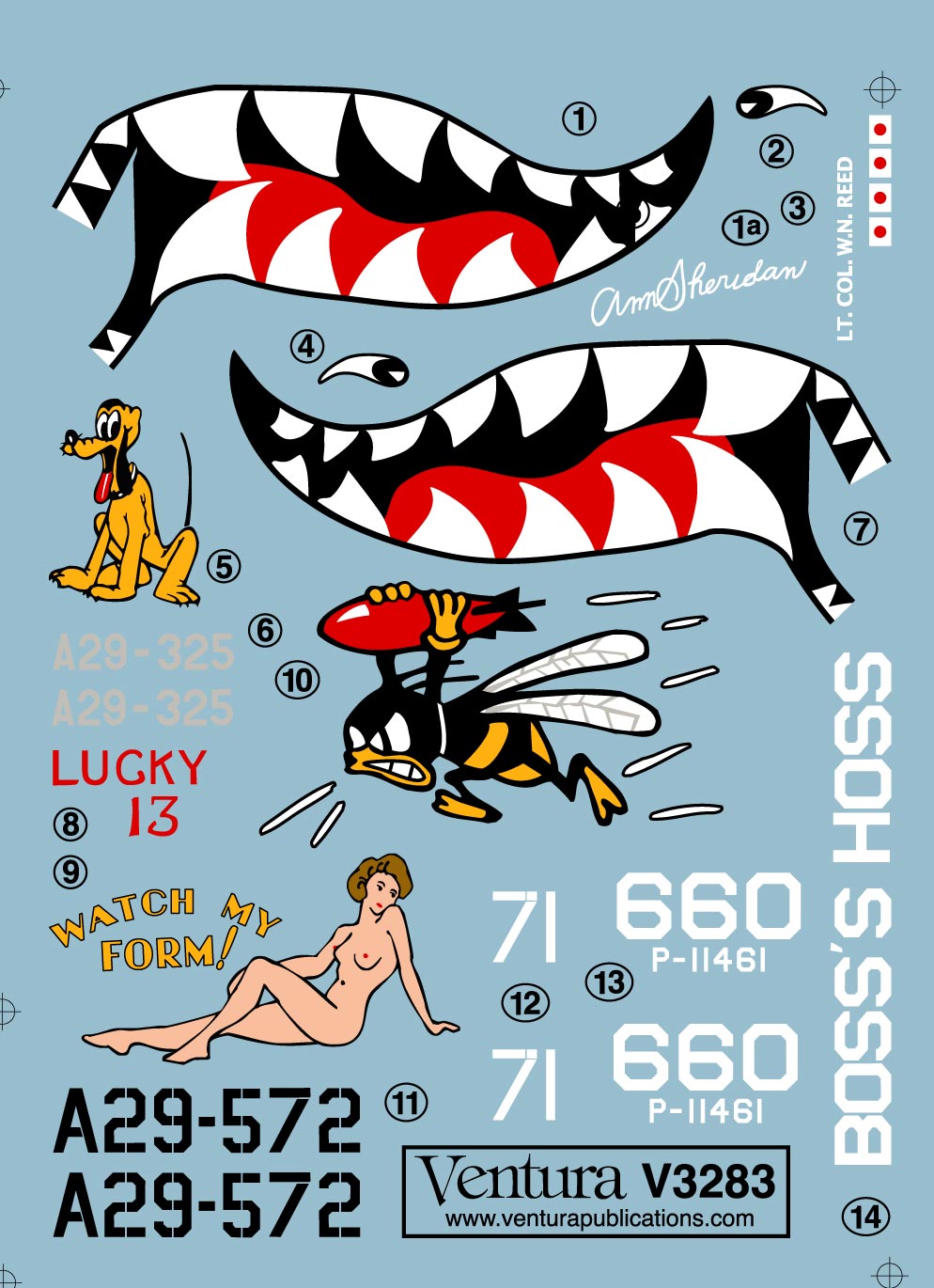 Ventura VA3283 1:32 Curtiss P-40s