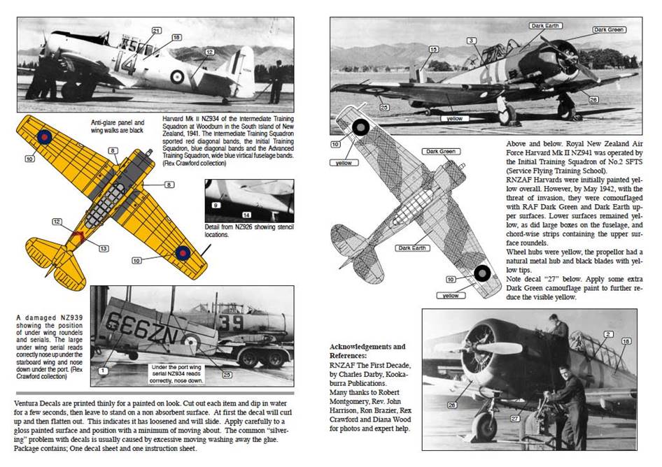 Ventura VA48104 1:48 RNZAF Harvard Mk.IIs