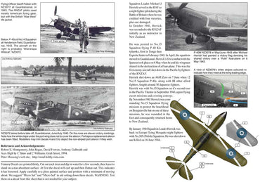 Ventura VA48108 1:48 RNZAF Curtiss P-40s P-40M-5 NZ3072 "Wairarapa Wildcat" 1943